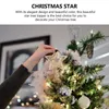 Kerstversiering 2 stks Tree Topper Hollow Star Treetop Ornament Decor