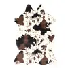 Faux Cowhide Dywan Dywanik Dywan Krowa Dywan Dywan do łazienki Salon Schowek Wycieracz Home Textile Black White 210301