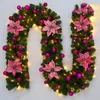 Christmas Decorations 2.7M Luxury With Led Garland Decoration Rattan Lights Xmas Home Party Tree