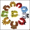 LocksLatches # Gear Baby, Maternity10Pcs/Set Serrature di sicurezza per bambini Cartoon Animal Jammers Stopper Bambini Guardie Supporto per porta Kids Finger Prot