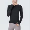 Donna di abbigliamento top per magliette per magliette da pista fusta yoga indossare fitness sports sports rotonda a rete rotonda in rete traspirante in corsa rapida a manica lunga