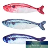 Funny Simulation Fish Plush 18cm Toy Stuffed Fish Carp Plush Animal Toys Pet Cat Dog Toy Baby Kids Toy Factory price expert design Quality Latest Style Original Status