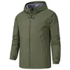 Vestes pour hommes Veste cargo militaire Hiver Chaud Zip Up Manteau Coupe-vent Vêtements d'extérieur