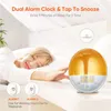 Other Clocks Accessories Wake Up Light Sunrise Alarm Clock WiFi Smart 7 Colors SunriseSunset FM Radio Digital Nightlight For Al6166172