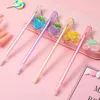 هلام أقلام 1 قطع من Lytwtw's Glitter Pendant Pendant Pen School School Founty Stationery Cute Kawaii جميل حلو