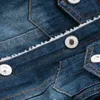 Dimusi Winter Denim Jacket Boys Jeans Sレトロプラス厚いベルベットデニムキッズ戦術的な暖かいウインドブレーカーコート211204