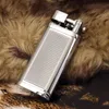 Genuine Oblique SPUNK Cigarette Cigar Pipe Metal Lighter with Tobacco Pipe Tamper Personality Retro Rocker Arm Gas Lighter Men Gift