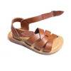 Cowhide Children039s sandals Highgrade Genuine Leather Girls Beach saltwater sandals Nonslip Sole Boys shoes 6T 2102269233466