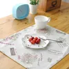 Offres spéciales napperons de table tapis de vaisselle tampons tapis de coton de style pastoral hôtel café usine direct napperon conte tapis serviette