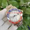 BP Factory topkwaliteit horloges 40mm meteoriet 129719 126719Blro-0002 roestvrijstalen pepsi cal 2813 Beweging Mechanisch automatisch 326r