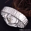 Super Watch Montre de Luxe 316 Fine Stahl Uhrenarmband Automatische mechanische Bewegung Uhren Diamant Film Kristallspiegel Männlich 40mm Weibliche 36mm