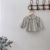 MILANCEL abbigliamento per bambini floreale camicetta per neonate colletto del peter pan camicia per bambina a maniche lunghe top per bambina 210306