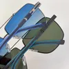 Letnie okulary przeciwsłoneczne dla mężczyzn i kobiet Styl 6321 Anti-ultrafioletowy Retro Płyta Metalowa Pełna Rama Moda Okulary Losowe pudełko
