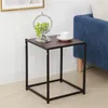 iron side table