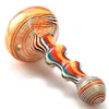 Pyrex luxe Spirale Coloré Pipes Verre Fumer À La Main Beau Joli Motif Arts Décoratifs Design Innovant De Haute Qualité Grand Bol DHL Gratuit