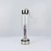 2022 Новый натуральный кварцевый драгоценный камень Стеклянная бутылка для воды Прямая питьевая стеклянная хрустальная чашка 8 стилей DHL Fast FY4948 EE
