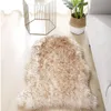 Меховые искусственные искусственные овчины ковер моющиеся сиденья пушистые коврики волосатые шерсть мягкие теплые ковры для гостиной 210301