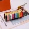 Emalj Rainbow Woman Armband Fashion Armband för man Kvinnsmycken Armband 11 Färg Valfritt med låda