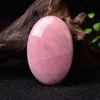 Pietra di palma naturale rosa Quarzo rosa Cristallo curativo Massaggio Roccia lucidata a mano