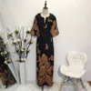 プラスサイズのVestidos Abaya Dubai Long Maxiのドレスの女性ヴェスティド・デム・デム・ロパクリスマスの服210309