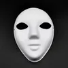 20 adet Tam Yüz Cadılar Bayramı Kostümleri DIY Boş Boyama Maskesi Cadılar Bayramı Hip-Hop Dans Hayalet Cosplay Fantezi Elbise Masquerade Parti Maskesi