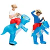 Cosplay Opblaasbare Dinosaurus Kostuum Kinderen Cosplay Unicorn T-Rex Kleding Halloween Kostuums voor Vrouwen Mannen Fantasia Party Jumpsuit
