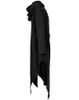 Мужские траншевые пальто Heflashor Men Men Gothic Style Hip Hop Coat Cloak Cloak нерегулярный дизайн Длинной кардиган -стрит панк винтажные куртки