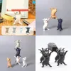 Portant cercueil chat porte-stylo maison étagère décoration Animal Statue à la main décor à la maison jouet cadeau