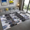 Nordique Gradient Grey Geométrique Marble Tapis salon Fashion Luxury Room Carpet Floor Mats For Bedroom Bedside Tap Luxury 21037264858