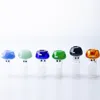 CSYC Smoking Pipe Tobacco Dome Bowl Mushroom Style 19mm Male Female Colorful Dab Rig Glass Water Bong Bubbler Pipes Glass Bowls 9 Models