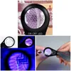 10/20 / 30x Professionele Vergrootglas Vergrootglas LED UV Licht Sieraden Diamond Loupe 21mm Achromatisch Triplet Lens Optisch Glas