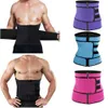 Adult Women Men Shapewear Trimmer Neoprene Fat Burning Sauna Waist Trainer Body Shaping Zipper Abdomen Belt Slimming