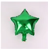 Balão do Dia dos Namorados 10 polegadas, estrela de cinco pontas, balão de filme de alumínio, decoração de quarto de casamento, balão em forma de coração DH8570