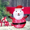 Açık Havada Bahçe Dekorasyon Noel Kardan Adam LED Lamba Ev Noel Süsler Yıl 2022 Bahçe Peyzaj Çim Lambası 211109
