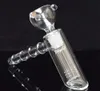 Vintage cam çekiç su bong boru sigara kaseler 18mm ortak ile yağ yakıcı