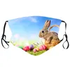 Easter Face Masks Adult Rabbit Egg Face Mask Washable Breathable Fashion Easter Windproof Masks for Man Woman