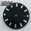 31.5mm black blue sterile dial luminous mark fit ETA 2836 2824 Mingzhu DG 2813 3804 Miyota 8205 8215 821A movement