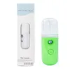 6 färger 30 ml Mini USB Alcohol Sprayer Firidifier Diffuser Auto Mist Steamer Nano Desinfectant Spray Office Handheld Summer Moistu8739034