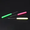 Colored plastic glue handle cones thousands of through DIY hand sewing punching needle leather leather art tools