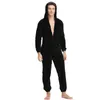 Mężczyźni Pluszowy Teddy Polece Piżamy Zimowe Ciepłe Piżamy Ogólne Garnitury Plus Size Sleepwear Kigurumi Z Kapturem Piżamy Zestawy dla dorosłych mężczyzn 210901