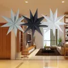 30cm 45 cm 60 cm Nine Angles Paper Star Home Decoration Hanging Stars For Christmas Party Decoration DH9585
