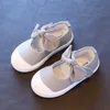 Vår sommar höst casual barn skor båge tecknad film färgglad baby pojke flicka sneakers storlek 21-30 210615