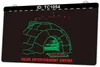 TC1054 Egloo Ementment Empire Light Sign Dual Color Grawerowanie 3D