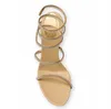 2021 Neue Designer-Damen-High-Heels-Sandale mit Stiletto-Stil, römischer, schlangenförmiger, schlangenartiger, umlaufender Lady-Strass-High-Heels-Schuh