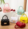 Barns mini handväska söta läder crossbody väskor för barn flickor messenger väska baby handväska och handväskor