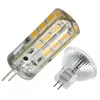Bulbs 10Pcs MR11 GU4 Warm White 3528 SMD 24 LED Home Spotlight Light With 1Pcs G4 3W 2835Smd