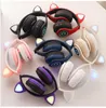 Cute Cat Ear Wireless Earphones B39 Bluetooth Headphones BT 50 Headsets Stereo Music Gaming Wired earbud Speaker Headphone4561312