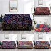 Mandala Bohemen Sofa Cover Stretch SnowCover Sectional Elastische Couch Cover voor Woonkamer L Vorm Leunstoel Cover 1/2/3/4 Seater 211102