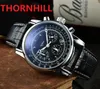 Classic Mens Quartz Watch 40mm Completo Business Business WristWatches Black Brown in pelle orologio da polso MONTRE DE Luxe Regali