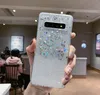 Casi di TPU morbido di Glestit Sbidient per iPhone 11 Pro XR XS Max X 8 7 S20 Ultra S10 Plus Trasparent Confetti Paillettes Sequin Copertura del telefono